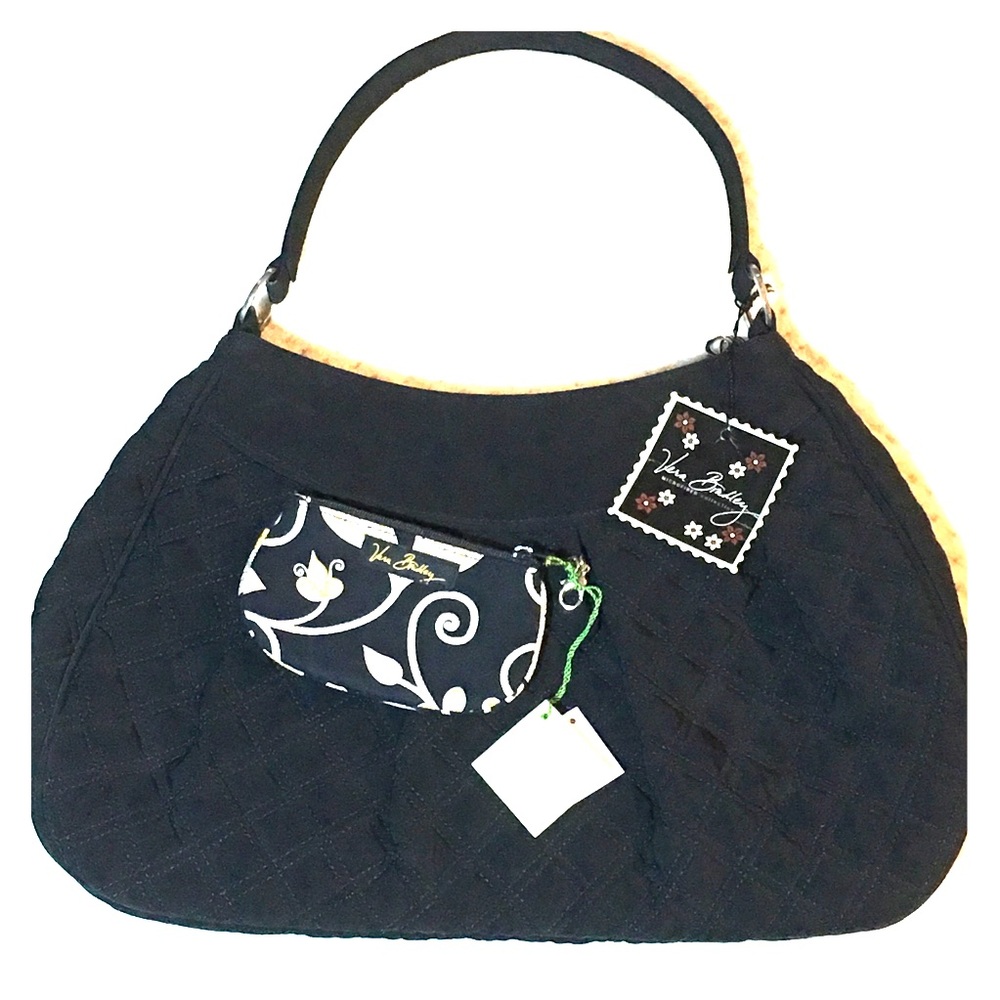 Vera Bradley quilted purse and coin/ID wallet