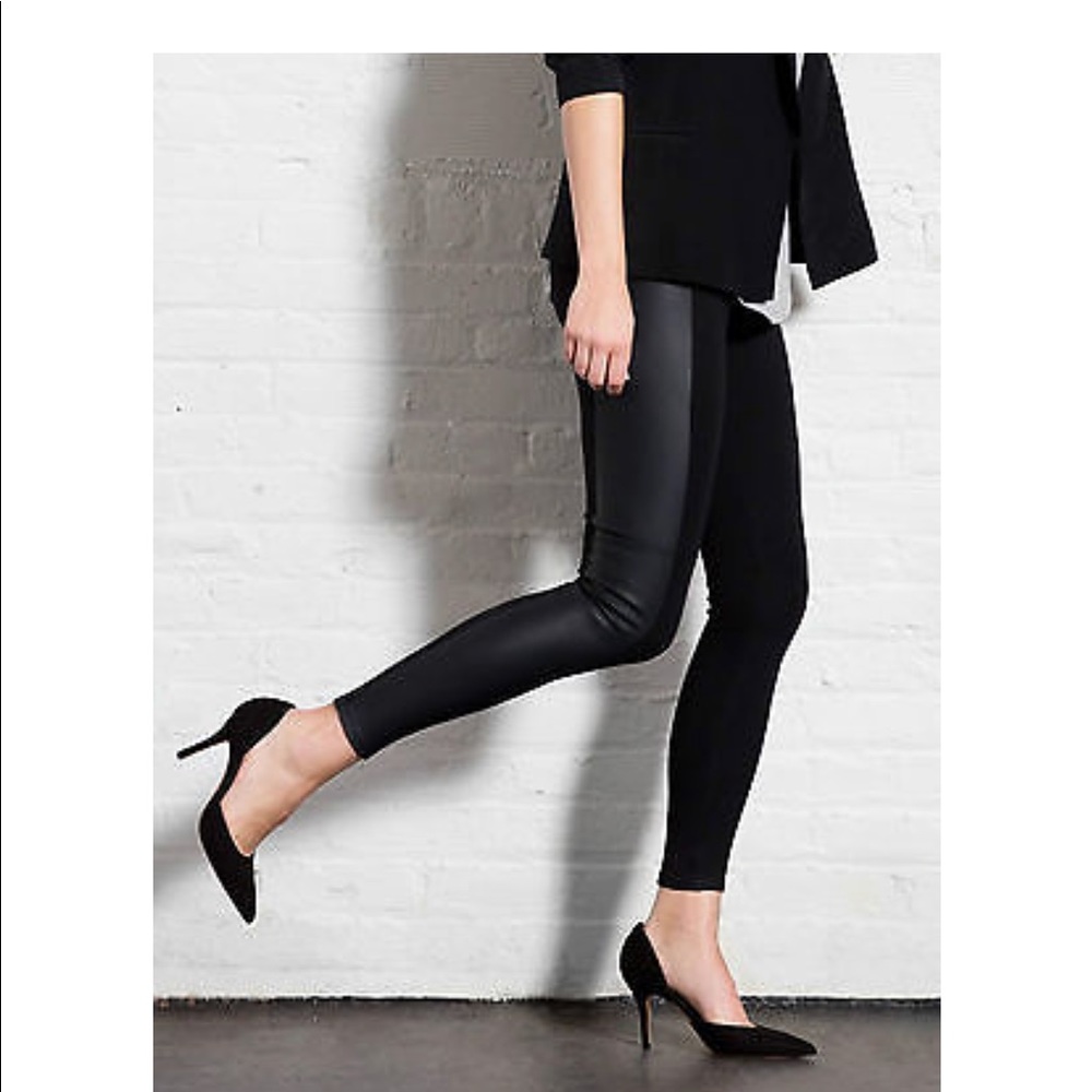 Lysse Vegan Leather Panel Leggings