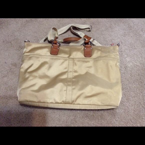 Coach Gold Baby Bag