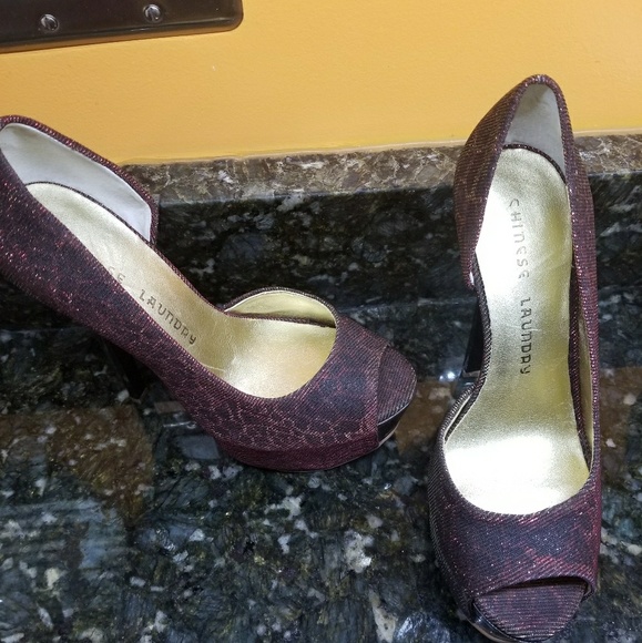 Chinese Laundry peep toe heels size 5.5- new - Picture 2 of 5