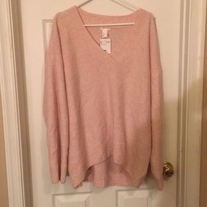 Pink H&M Oversized Sweater