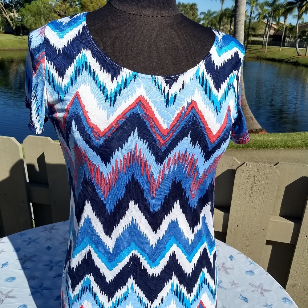 EXQUISITE SEMI SHEER TOP by AGENDA SIZE SMALL