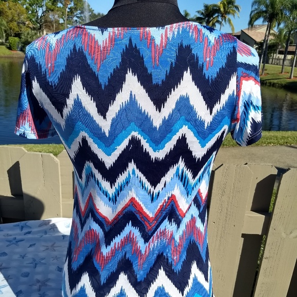 EXQUISITE SEMI SHEER TOP by AGENDA SIZE SMALL - Picture 2 of 6