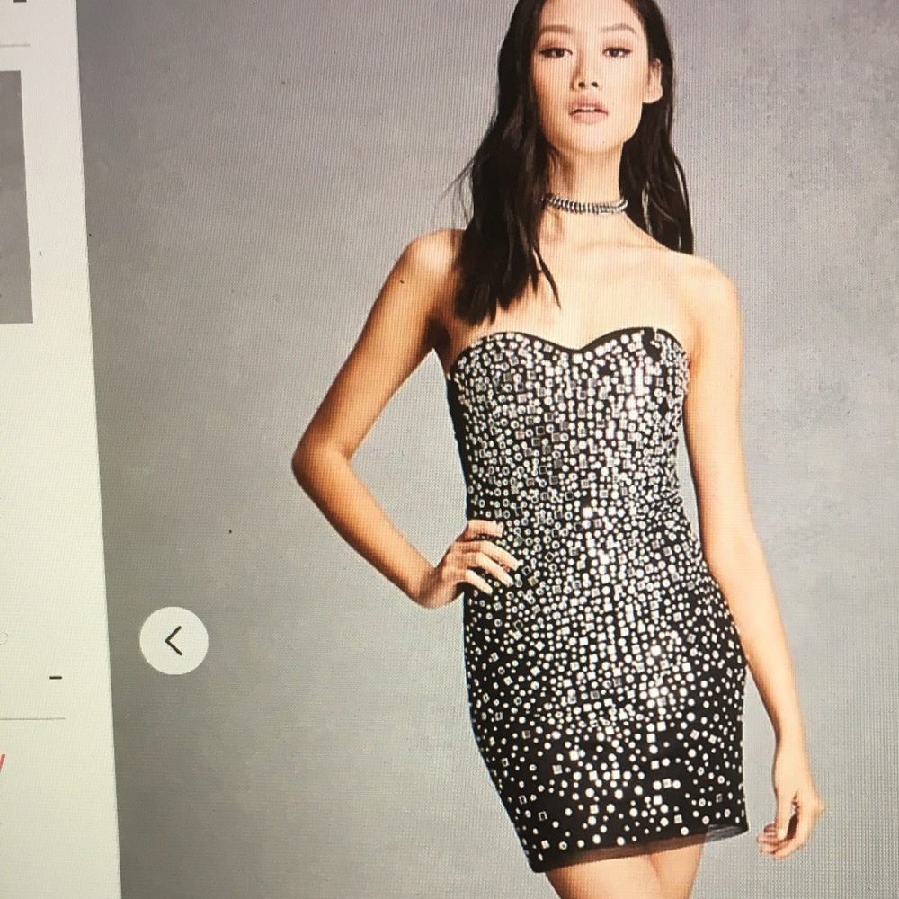 gem mini dress