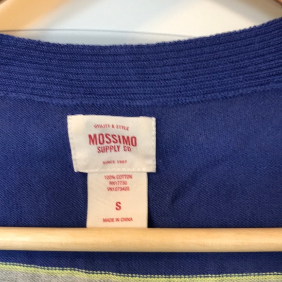 Mossimo 3/4 Length Sleeve Striped Cardigan, Small - Picture 2 of 4