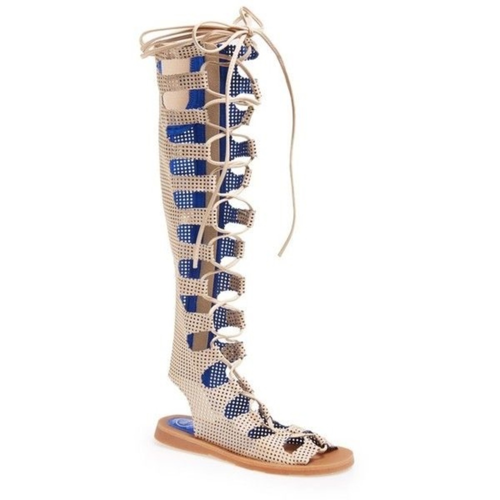 Jeffrey Campbell Ibiza Olympus Over Knee Sandals