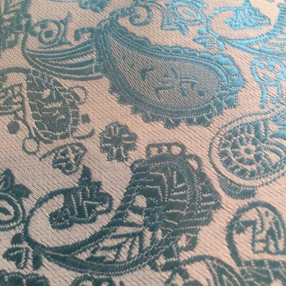 Paisley Blue Tie - Picture 2 of 2