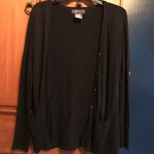 NWOT GEORGE Black Cardigan