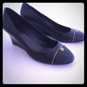 Tory Burch wedge pumps