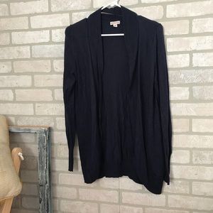 Navy blue cardigan