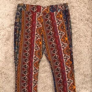 Vintage design flared pants