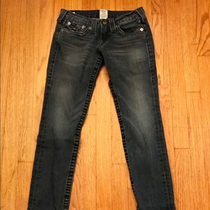 True Religion skinny jeans. Size 25
