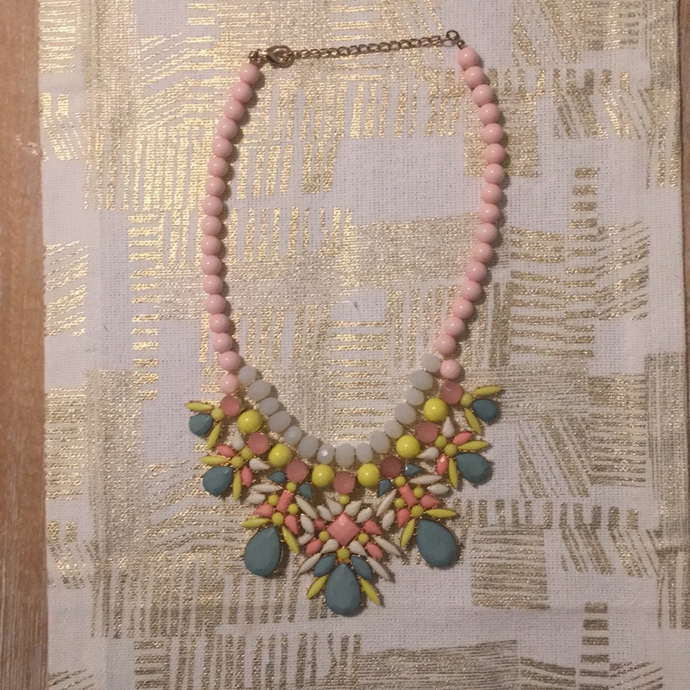 Pink bubblegum statement necklace