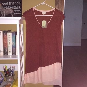 Deletta/Anthro tunic XS NWT