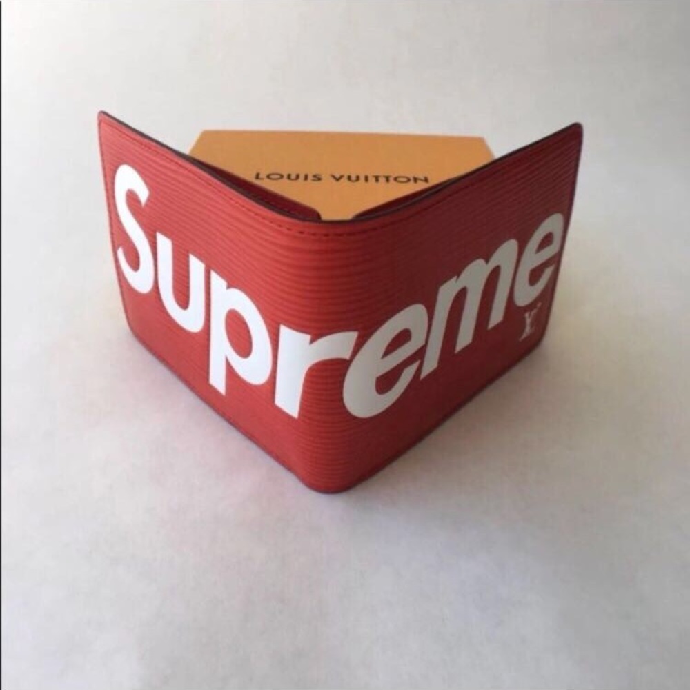 New supreme wallet men whit box