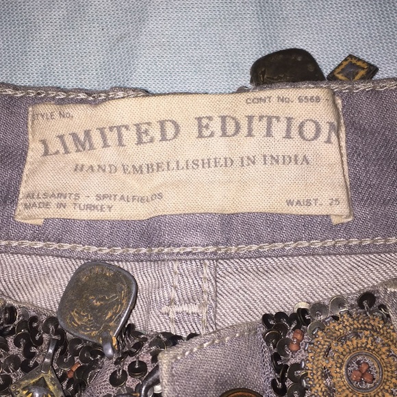 Limited edition hand embellished shorts - Picture 2 of 5