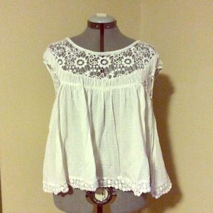 Free People Lace Summer Top