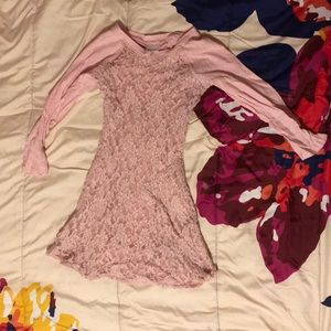 Xhilaration Girl’s Size 7 Pastel Pink Dress