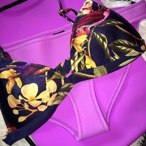 Triangl Swimwear Set with Matching Bag