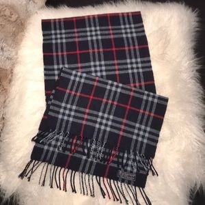 Burberry’s of London Plaid Cashmere Scarf