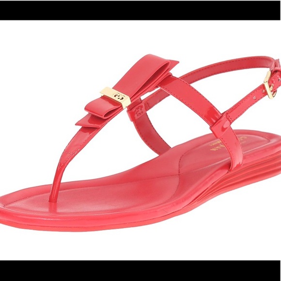 Cole Haan Shoes - Cole Haan Women's Marnie Wedge Red Sandal NWOT