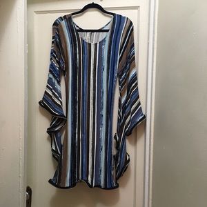 Zipper Hem Independent Designer Dress