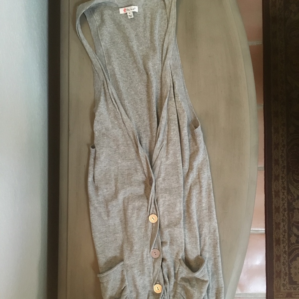 Long Sweater Vest