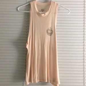never worn pink billabong tank
