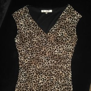 Evan Picone faux wrap dress