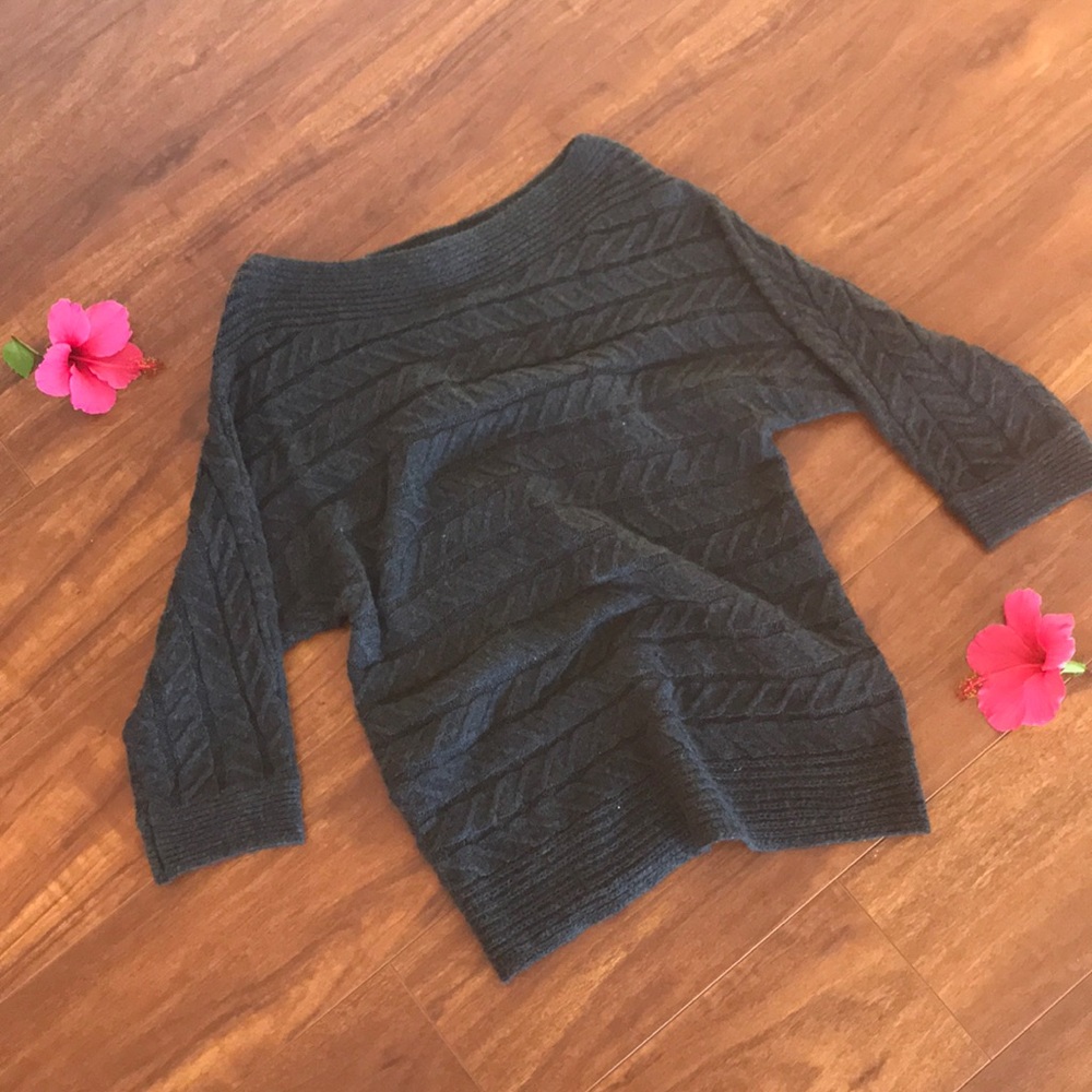 Grey New York and Company sweater