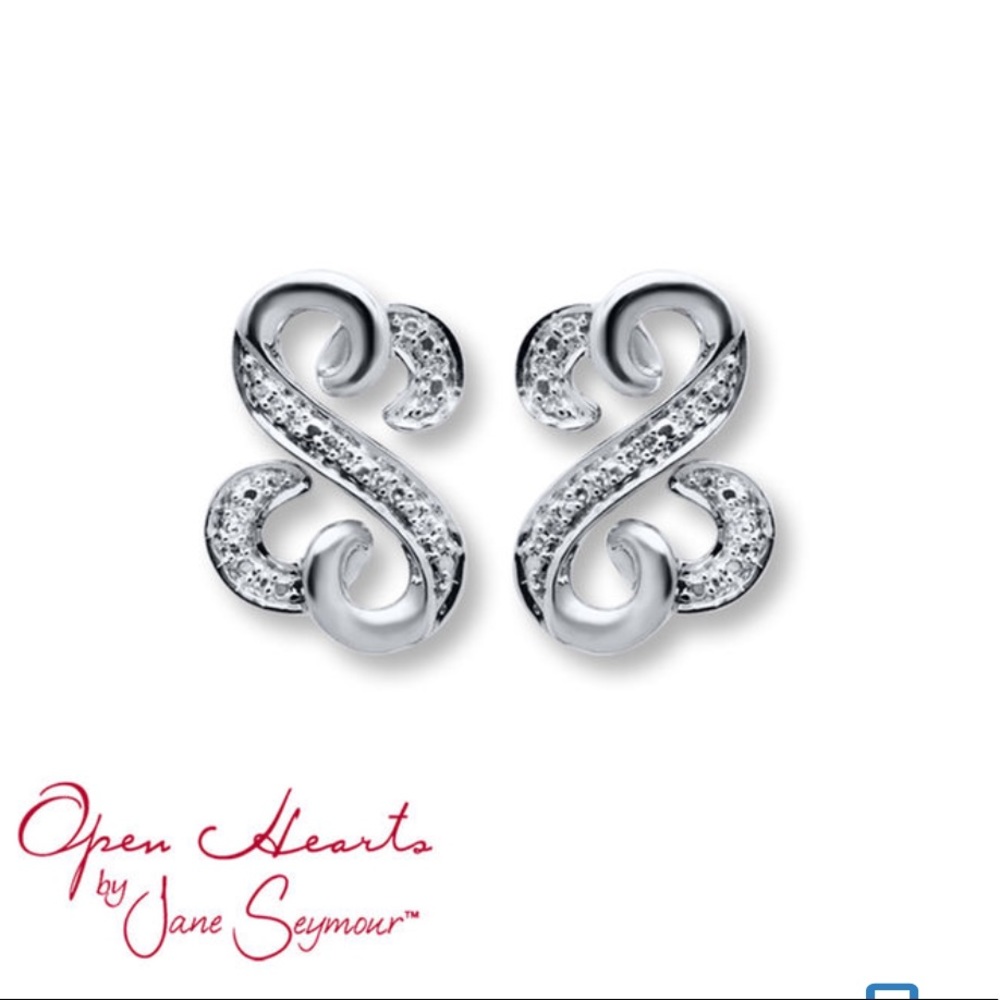 Kay Jewelers open hearts earrings