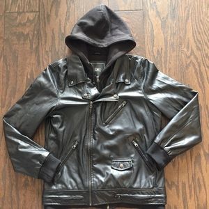 Obey Saint Bastards Vegan Faux Leather Jacket