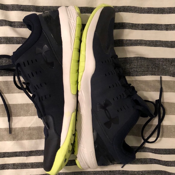 Under Armour Shoes - Navy Under Armour shoes. Lightly worn! Sz 10.