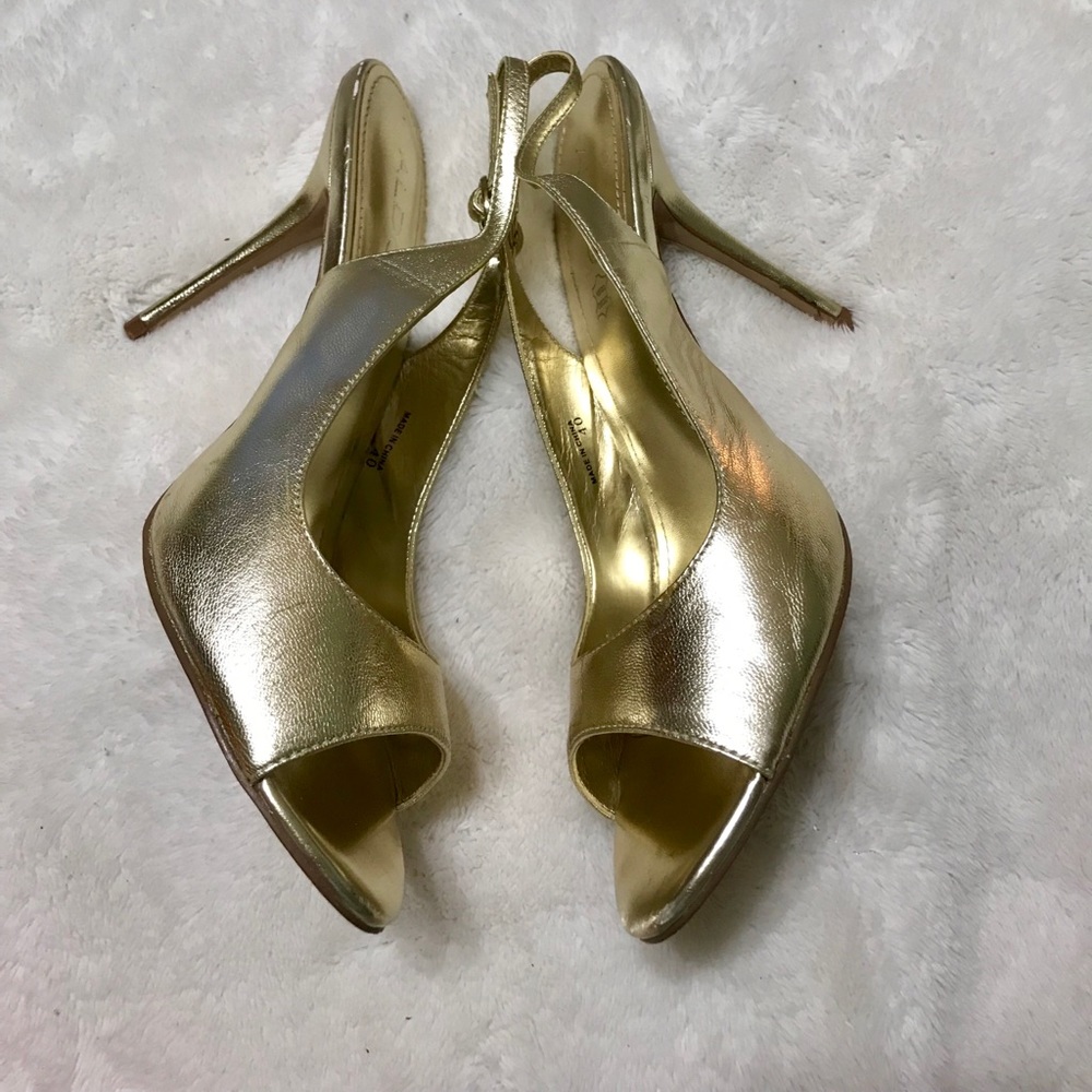 Gold heels