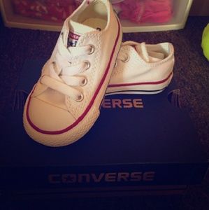 White Infant Converse