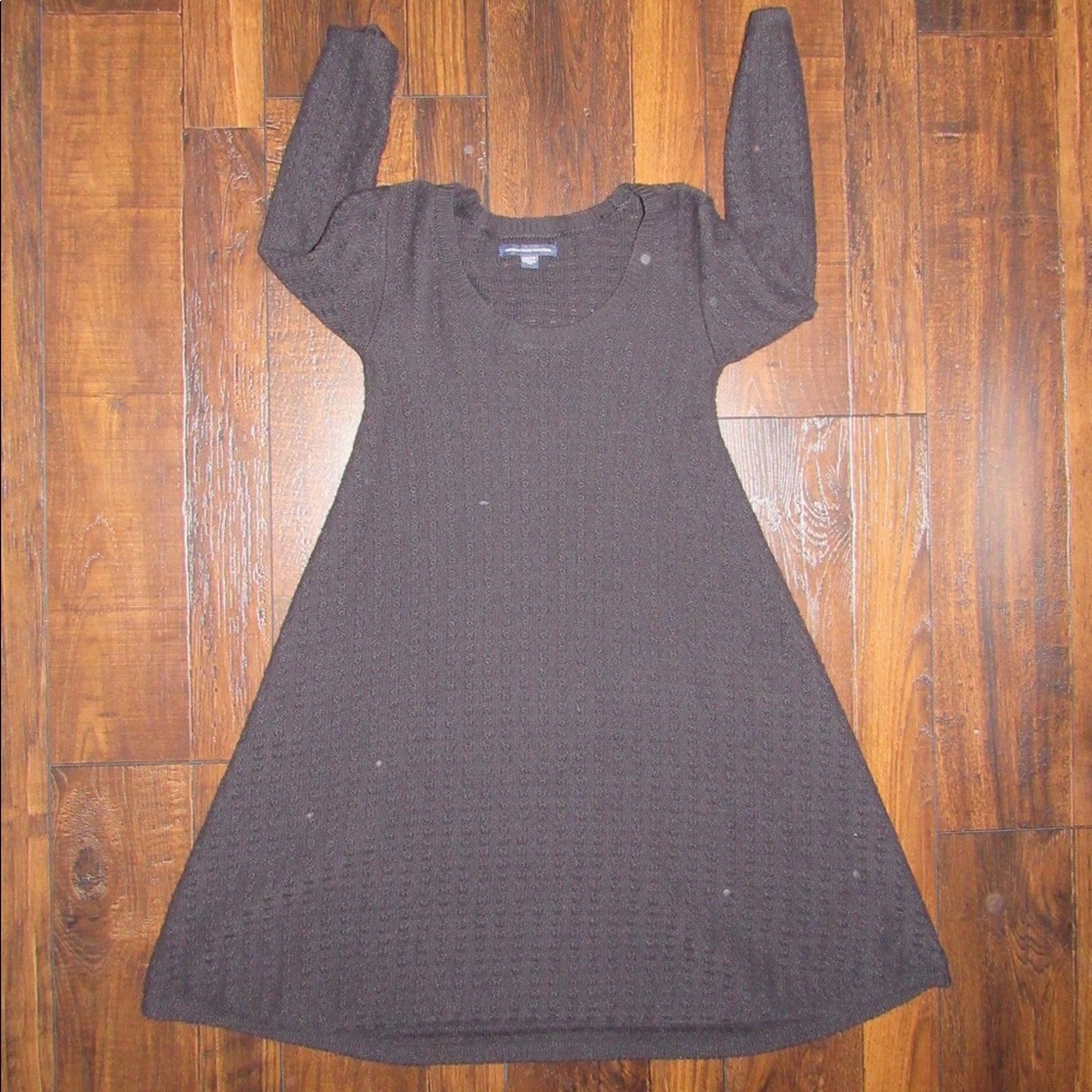Knit black dress