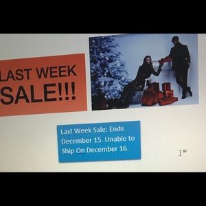 Last Week Sale: Ends December 15.