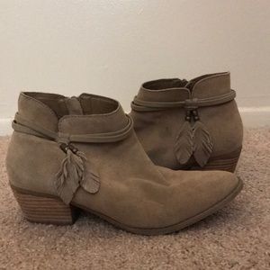 Tan AE Booties