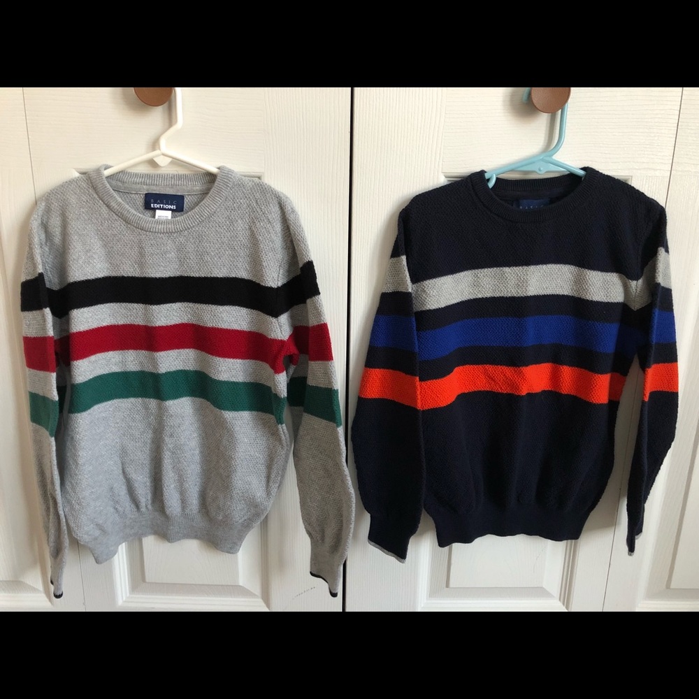 Boys lot of two NWOT tags sweaters.  Never worn.