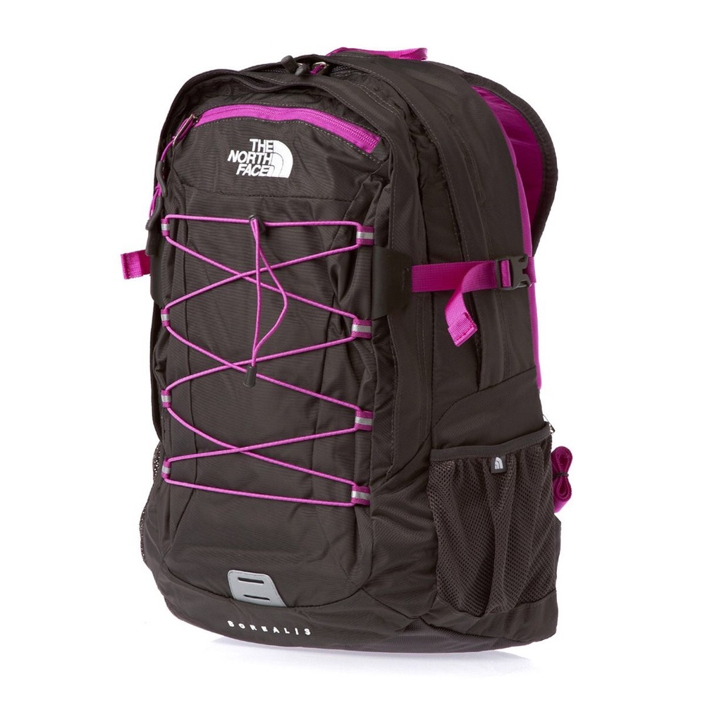 Gray and Black Northface Borealis Backpack