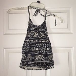 Halter crop top