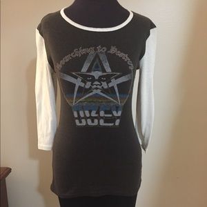 Obey shirt-medium but wears more like a small