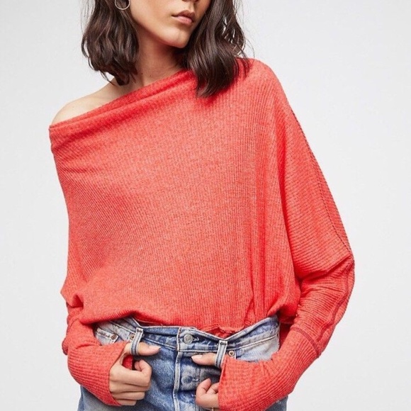 NEW Free People Londontown Thermal Tunic Tee Top - Picture 6 of 6