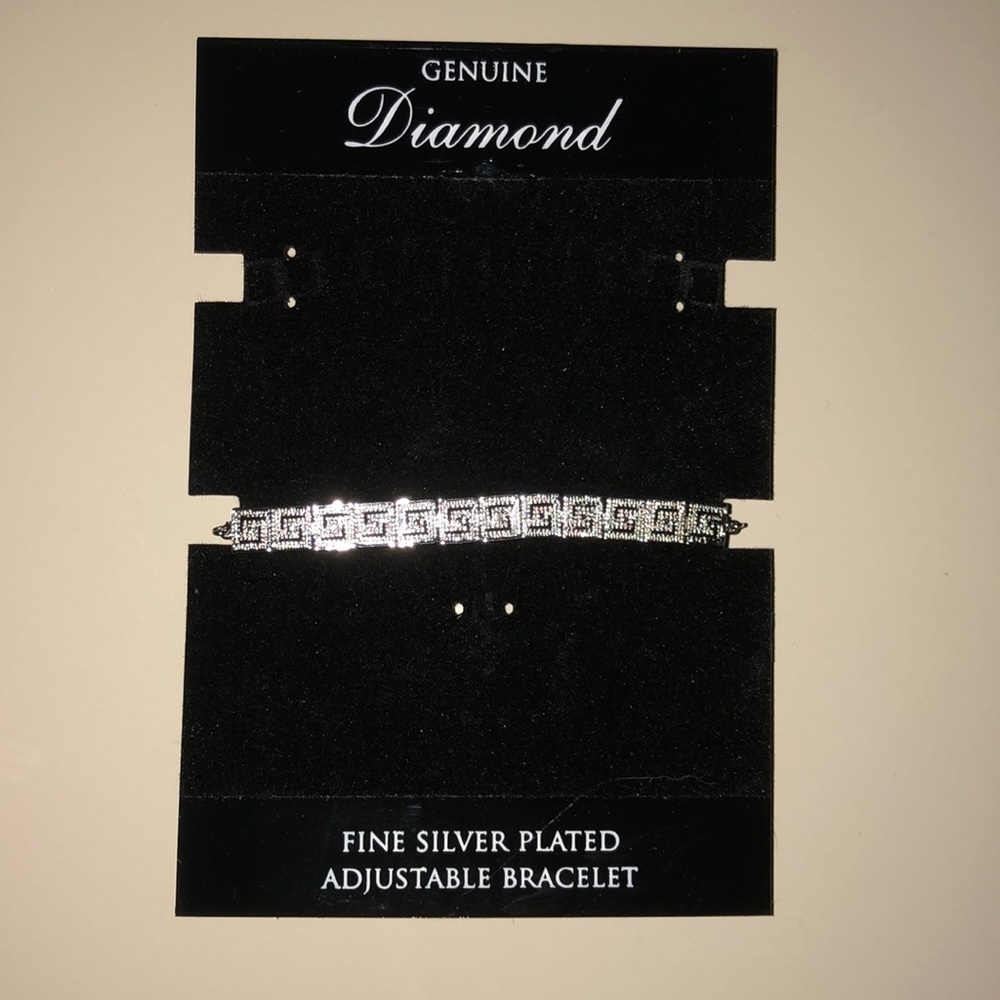 Fine Silver Plated Adjustable bracelet