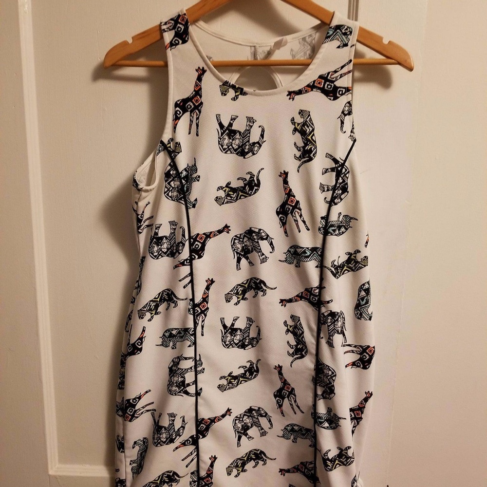 Animal Print (form fitting) Dress - Picture 1 of 4