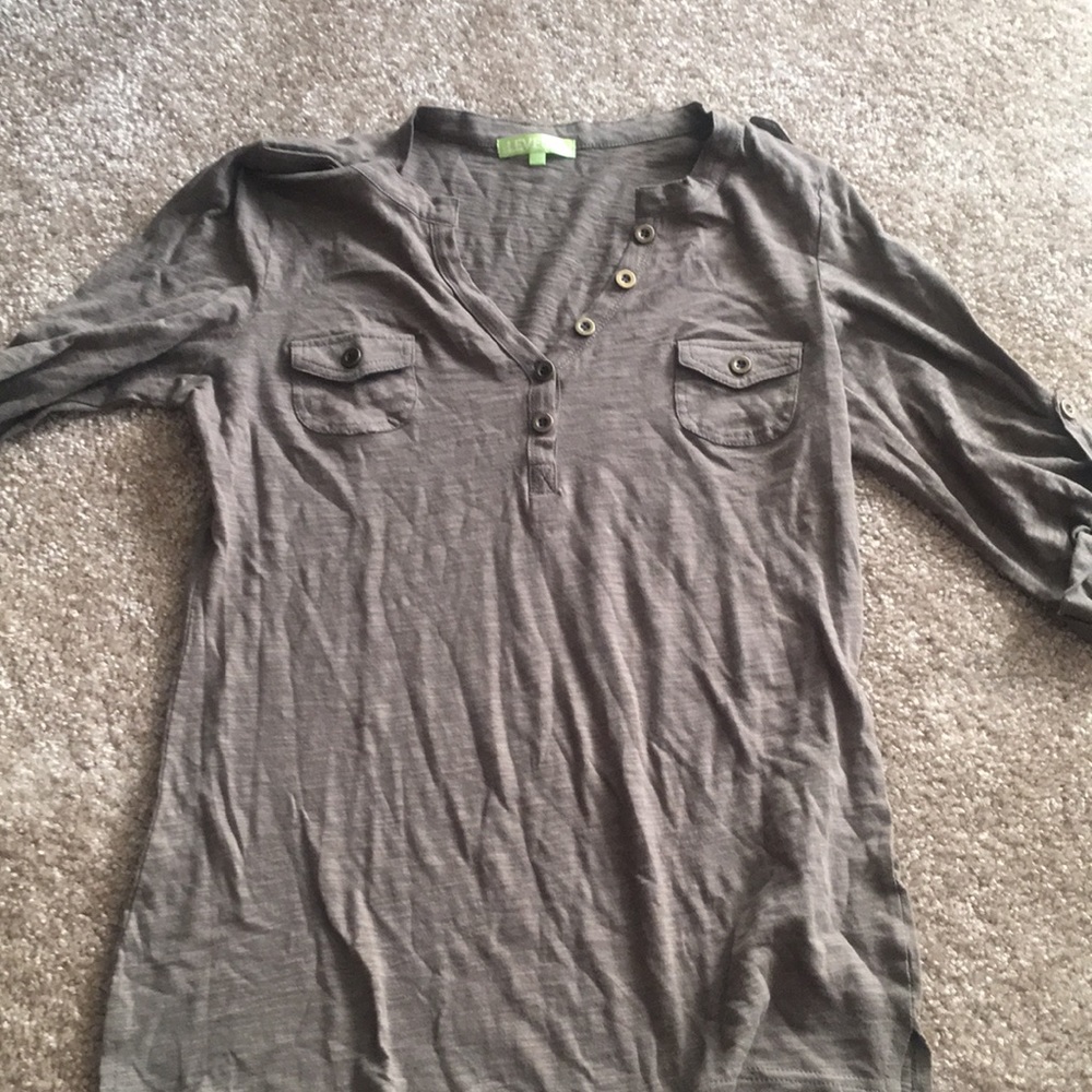 Olive Green Blouse