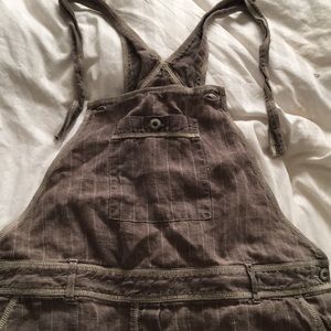 Pinstripe overalls