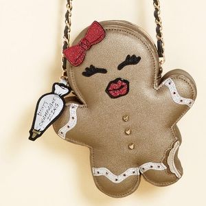 Betsey Johnson Gingerbread Cookie Bag