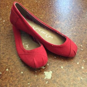 Red ballet Toms