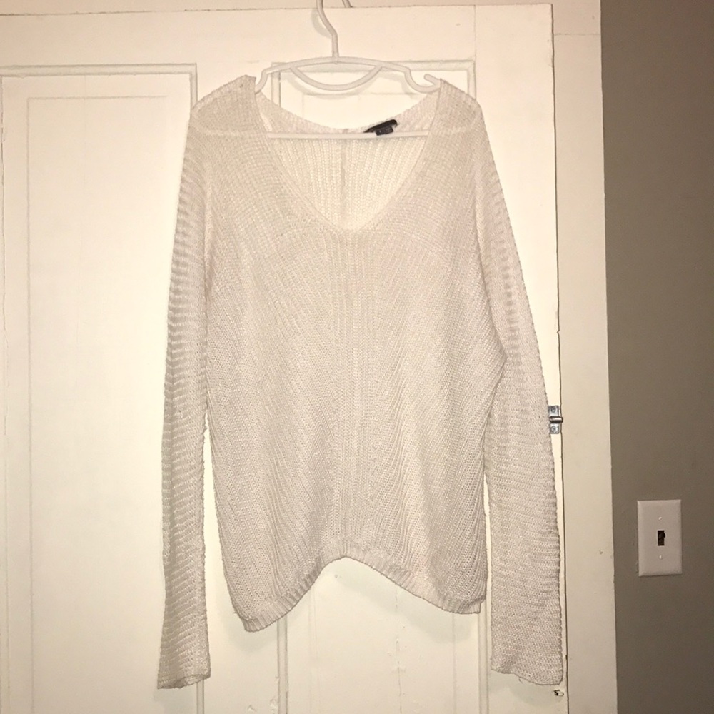 White Knit Sweater